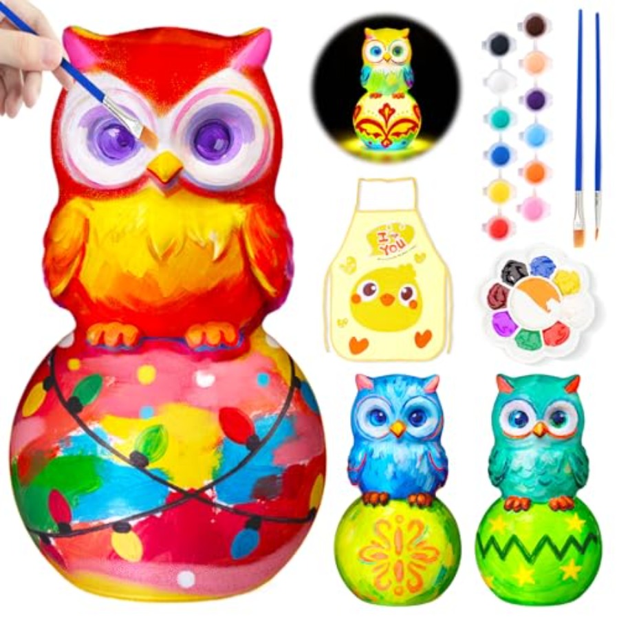 Art Craft Kit - Zestaw do samodzielnego malowania lampki, rękodzieło