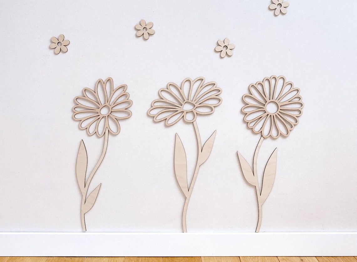 Drewniane kwiaty do dekoracji  – Art And Craft For Nursery recenzja i cena